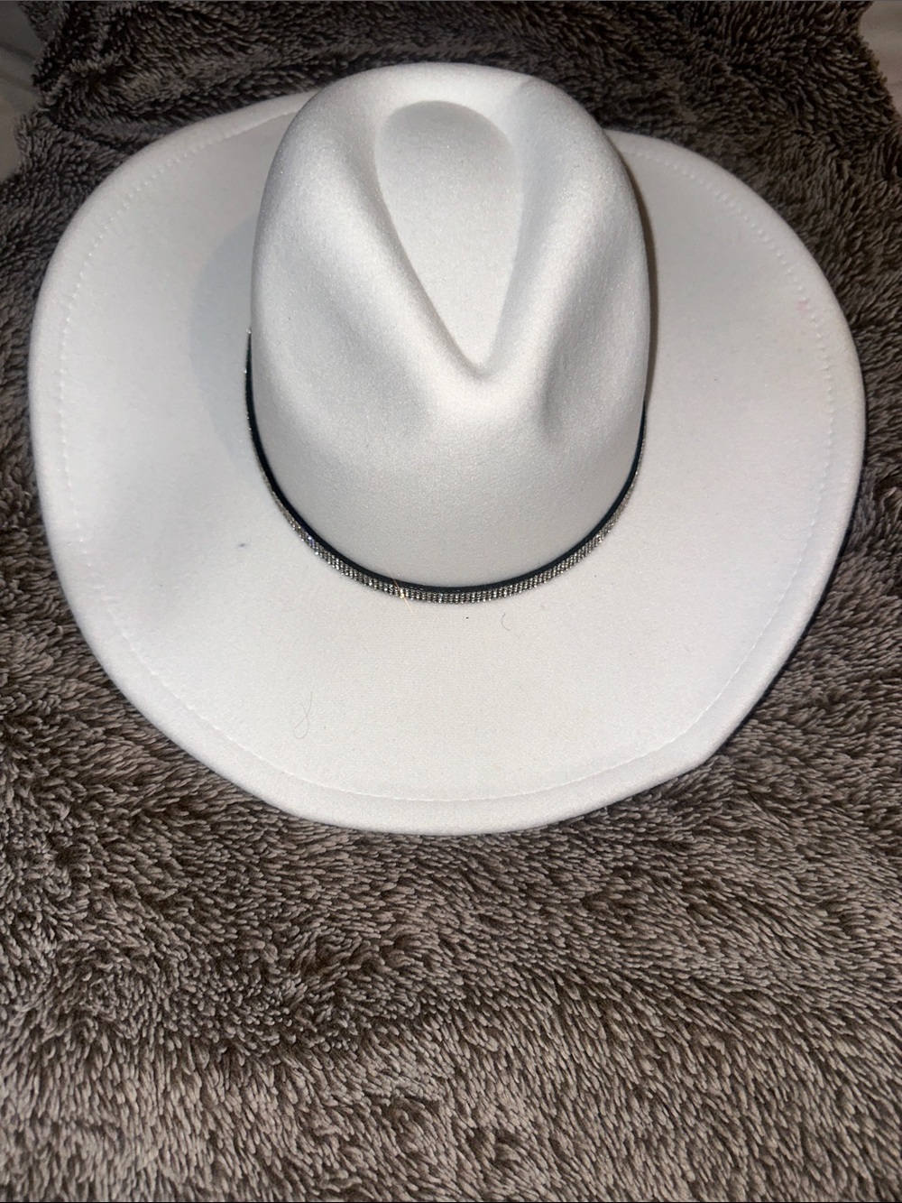 White Fedora Hat